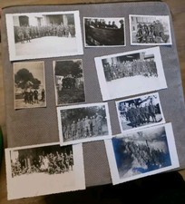 Lotto 10 Foto Militari Anni 30 WW2
