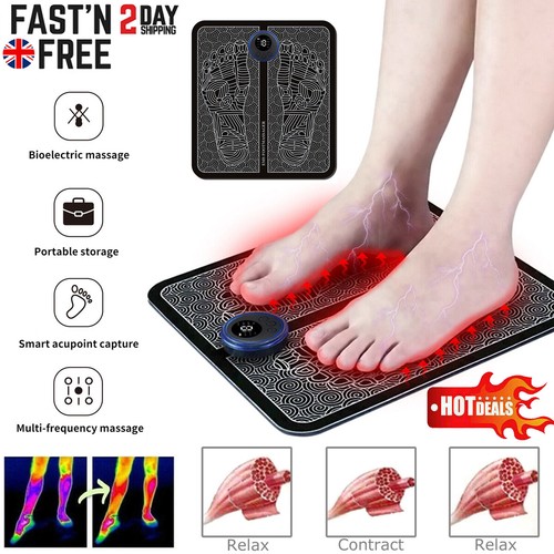 Electric Foot Massager USB EMS Feet Massage Machine Circulation Booster