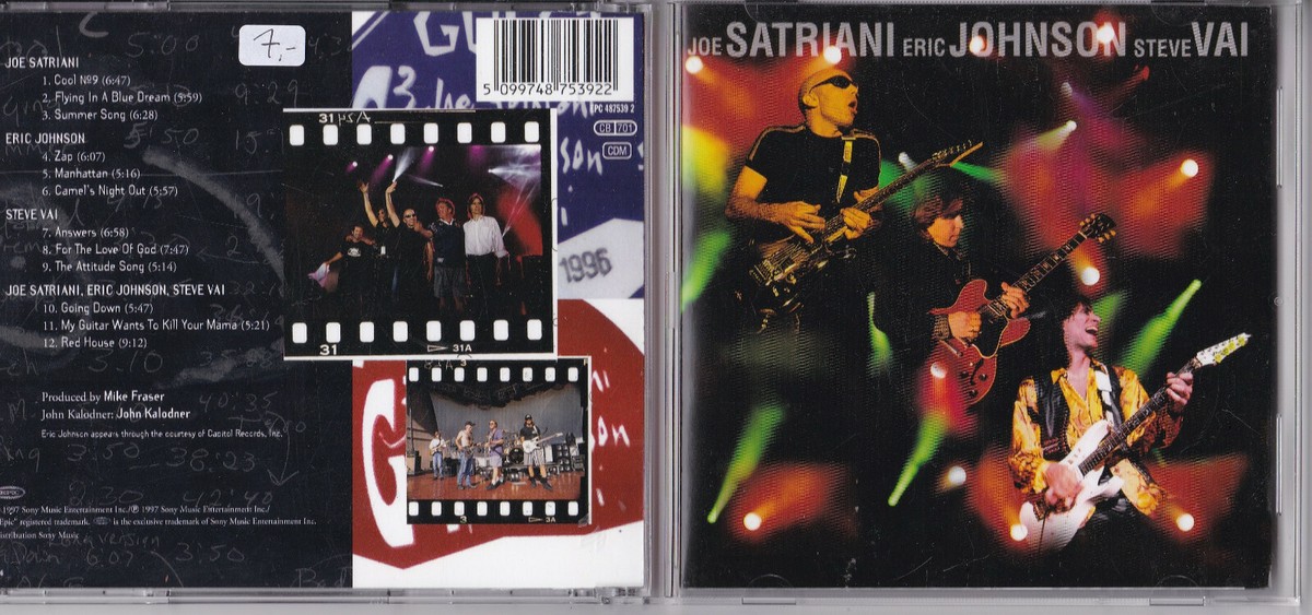 Joe Satriani / Eric Johnson / Steve Vai -G3 Live In Concert Joe Satriani / Eric Johnson / Steve Vai -G3 Live In Concert