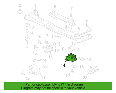 Genuine Mitsubishi Montero Mount Bracket MD367195 for sale online 