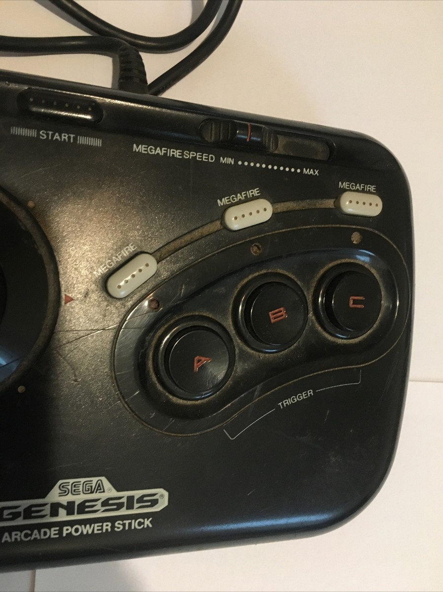 Sega Genesis Arcade Power Stick controller (Model 1655) | eBay