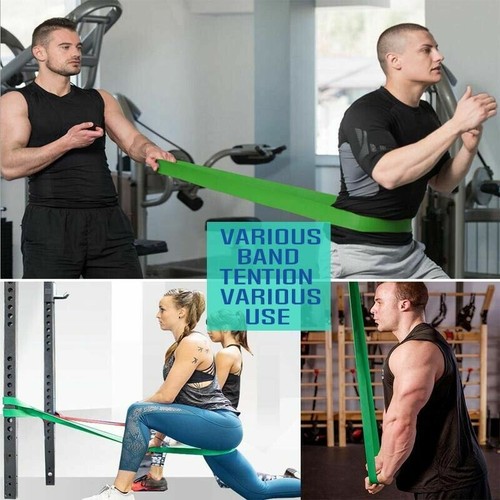 Resistance Bands 2 Set Pull up Loop for Gym Exercise Heavy Duty Fitness Workout - Picture 8 of 14