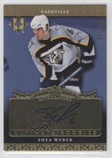 2006-07 Ultimate Collection Rookies /299 Shea Weber #118 Rookie Auto RC HOF