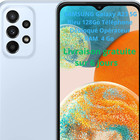 SAMSUNG Galaxy A23 5G Bleu 128Go Téléphone Débloqué Opérateur RAM  4 Go