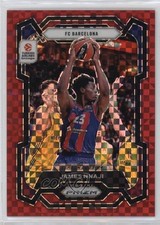 2023 Panini Prizm Turkish Airlines EuroLeague Red Power 32/75 James Nnaji 19fe