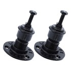 2 Pcs Außengeländerhalterungen Handlauf Treppengeländerhalterung