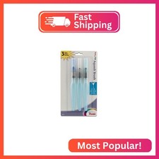 Pentel Arts Aquash Water Brush Assorted Tips, Pack of 3 FRHBFMBP3 