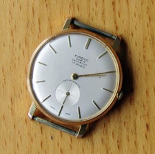 Orologio da polso KIRBOD GENÈVE 17 RUBIS Incabloc, orologio meccanico con carica manuale vintage