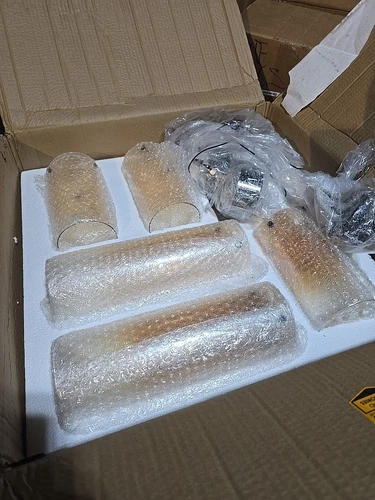 ET2 Lighting Highball 5 Light LED Pendant, Gunmetal/Amber - E21185-05GM - Picture 5 of 5