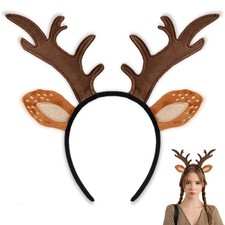 Joyline Christmas Reindeer Antlers Headband for Women/Men Holiday Party Cospl...
