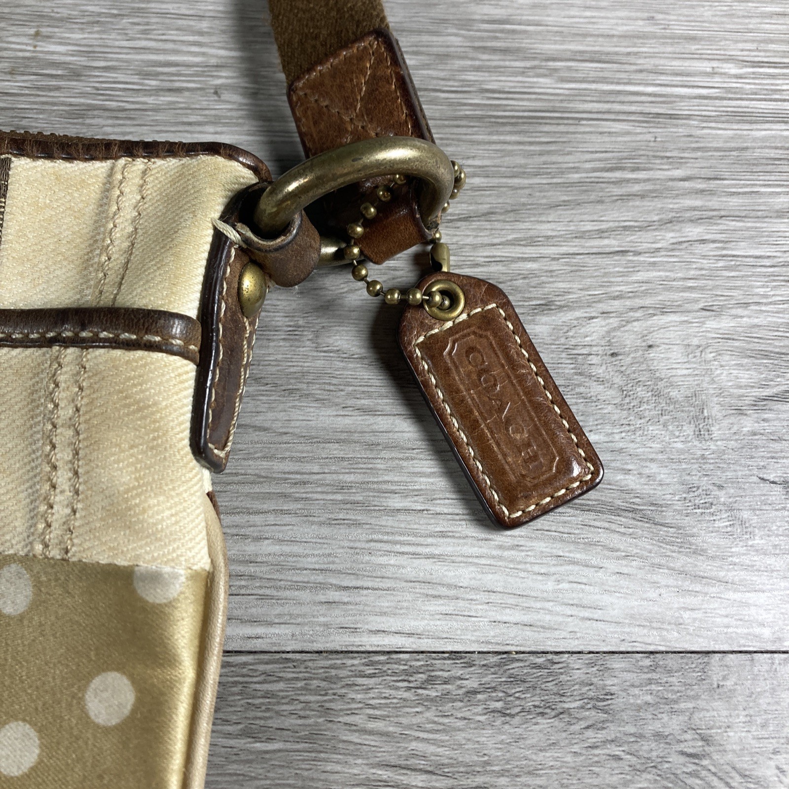 Coach Multicolor Tan Brown Patchwork Style Crossb… - image 3