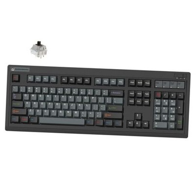 FL·ESPORTS OG104 Tri-Mode Retro Mechanical Silent Switch 104 Keys-Black