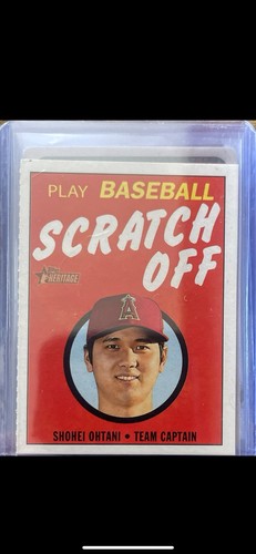 2020 Topps Heritage - 1971 Topps Baseball Scratch-Offs Shohei Ohtani #1