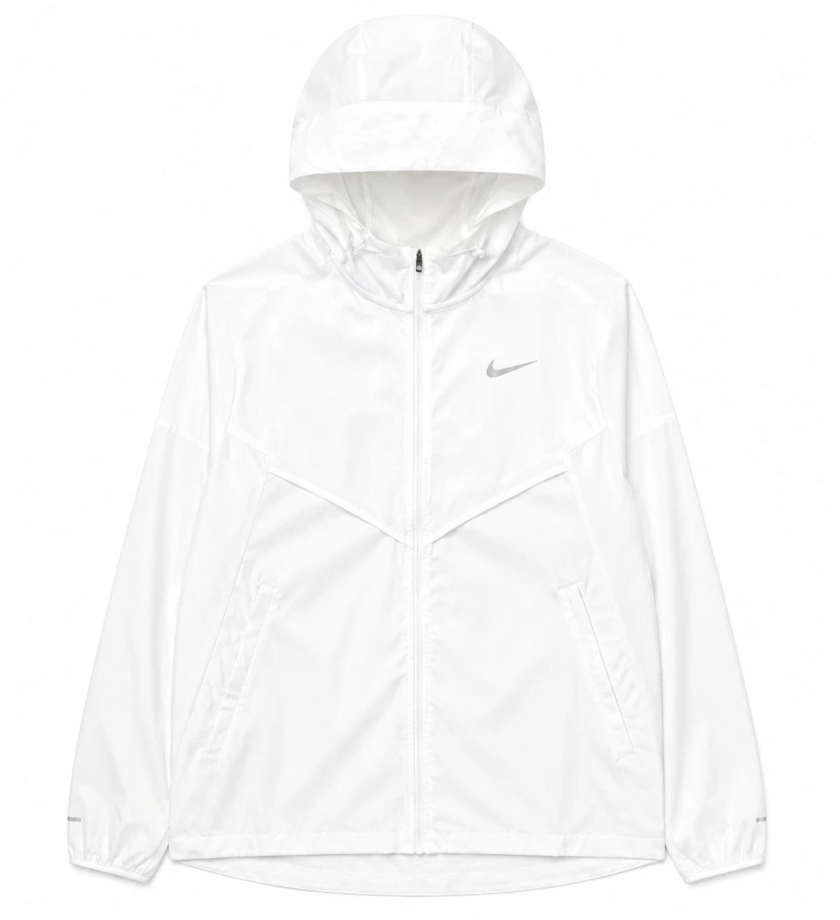 Nike Windrunner Jacket Mens White Hooded Full Zip Lightweight Running
Opens in a new window or tab