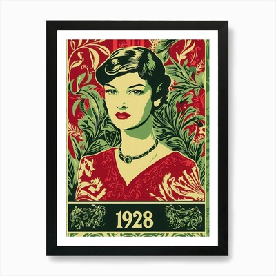 Aihrgdesign A Vintage Literary Post Framed Wall Art Poster Canvas Print Picture