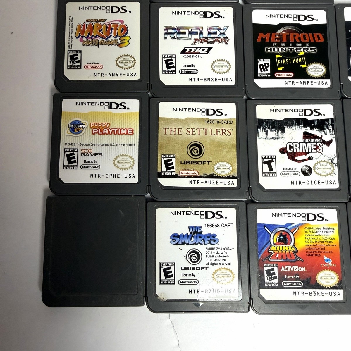 3DS、DS、PSPソフト 安売り Nintendo DS Games Lot of 15- TMNT, Spider-Man 3, Puppy Playtime