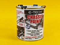 Chassis Paint SILVER ALLOY Brush On Chip Resistant Car Van Trailer 500ML E-TECH