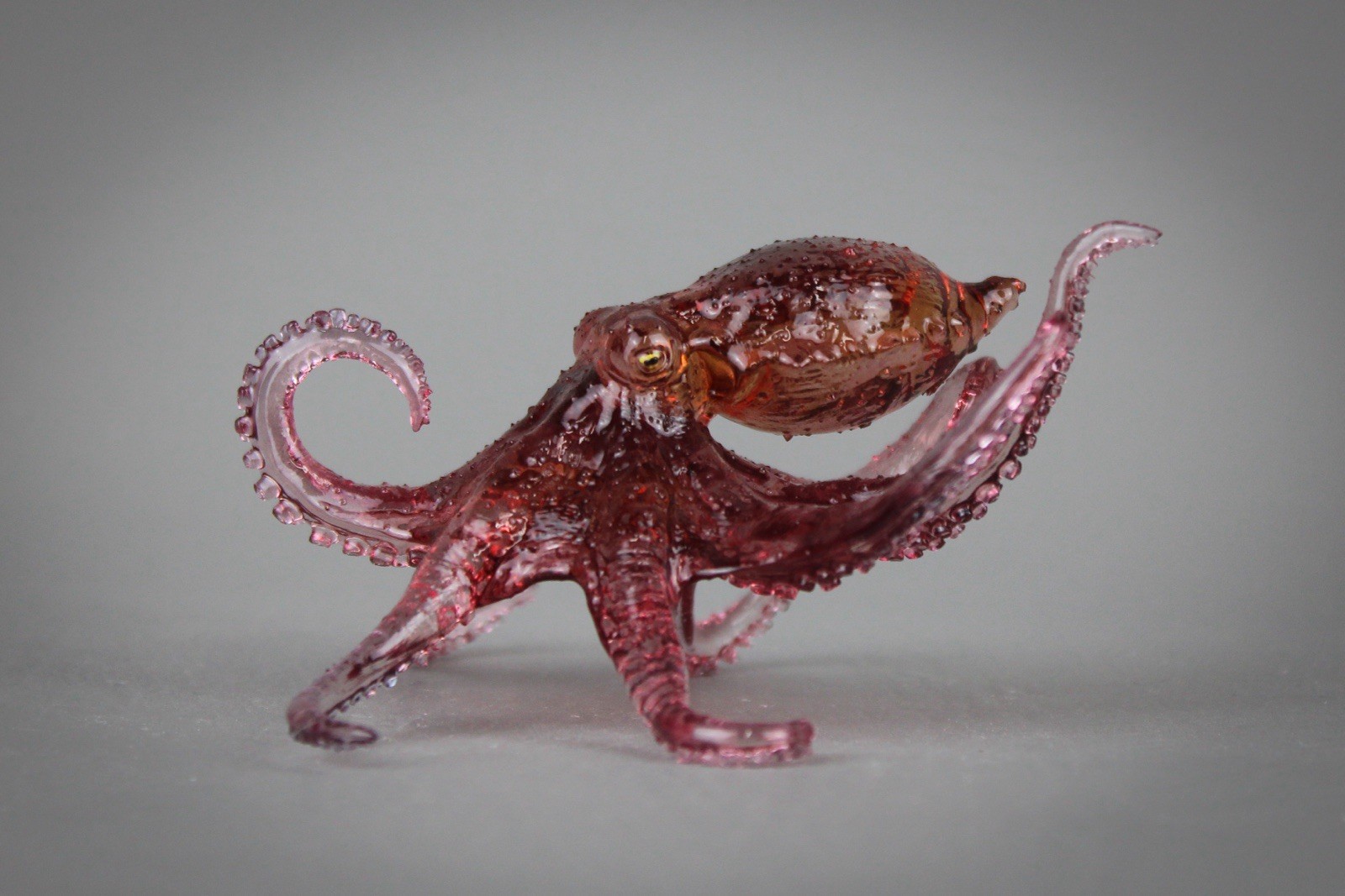 CM Clearware Octopus Resin ~ Dan Van’s Customs ~ Palm Size