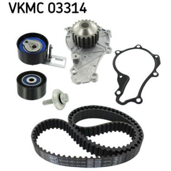 SKF Wasserpumpe + Zahnriemensatz FüR Ford Fiesta VI Peugeot 206+ T3E 208 Wa_-image