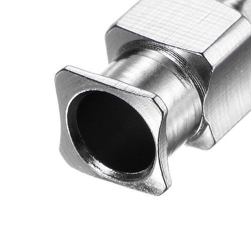 12 agujas dispensadoras de acero inoxidable 21G, tubo de aguja de pegamento de 1" punta roma - Imagen 4 de 7