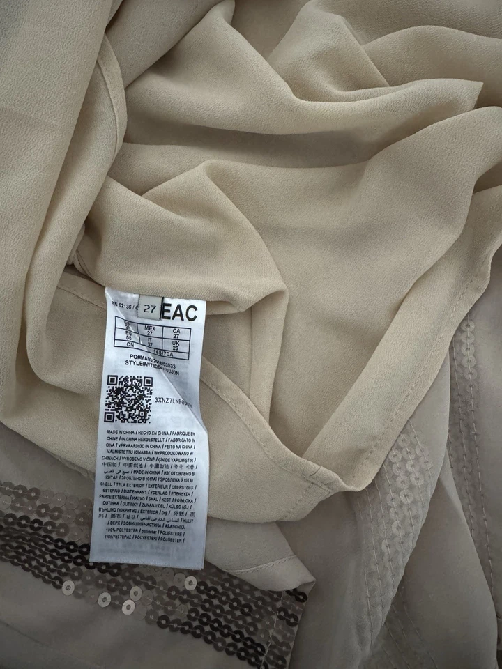 Guess Rock Glitzer Gold Wunderschön S - Bild 4 von 4