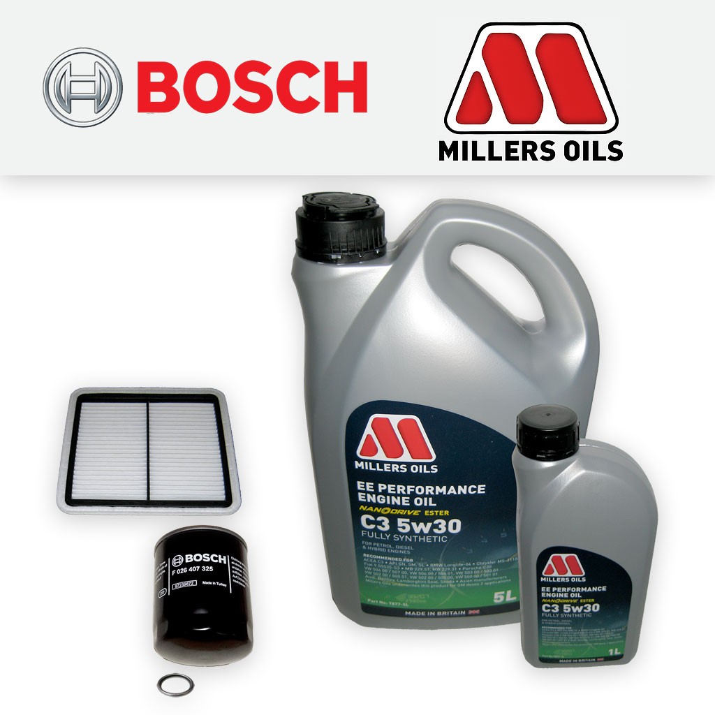 SERVICE KIT for SUBARU FORESTER 2.0 D OIL AIR FILTER +5w30 EE NANO OIL 2008-2018