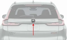 🔥New! Genuine Honda 2026 CR-V - Black Rear "H" Emblem  (08F20-3A0-100D)🔥