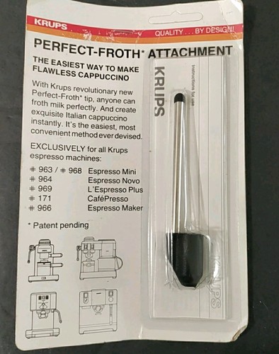 Krups Perfect-Froth Milk Frothing Tip Attachment 030 for 963 964 966 968 969 171