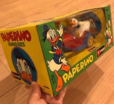 Raro kit modellino auto da corsa Burago 1983 vintage Paperino Disney scatola originale