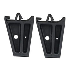 2 Pcs Grille Overslam Bumper  Compatible with 2002-2005 Dodge Ram 1500 2500