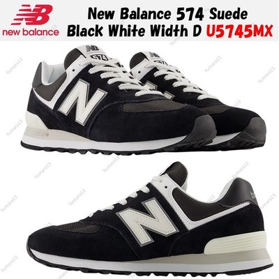 New Balance 574 Suede Black White Weite D U5745MX Herren Gr.