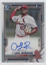 2021 Bowman Chrome Prospect Refractor 8/499 Angel Rondon #CPA-ARO Auto 0u79