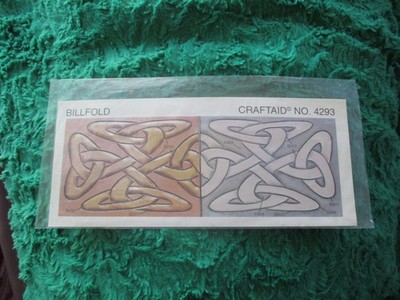 Craftool Craftaid Billfold No 4293 - Leather Working Pattern    FS