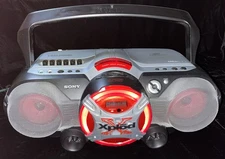 Sony Xplod CFD-G505 Mega Bass AM FM Radio CD Cassette Player Boombox Y2K