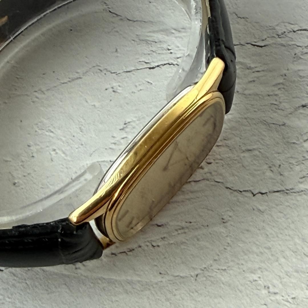 OMEGA Deville Men's Watch Quartz Rectangular Gold… - image 8