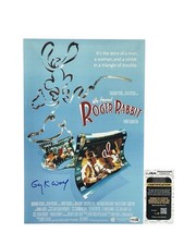 Who Framed Roger Rabbit Creator Author Gary K. Wolf Signed Poster Print JSA 🐰