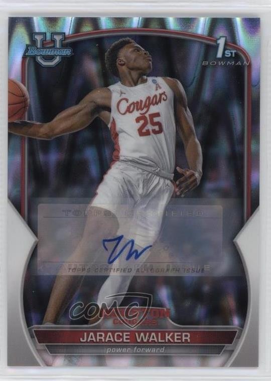 2022 Bowman U Chrome Prospect RayWave Refractor /199 Jarace Walker #14 Auto l4t