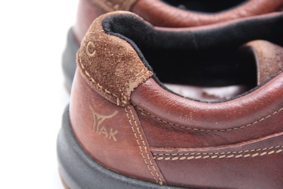 Zapatos Ecco Urban Flexor Yak Para Hombre Talla 10 EU 44 Cuero Marrón GTX Impermeables Foto 2 de 4