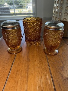 Daisy Button Glass | eBay