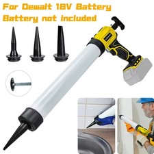 Electric Caulking Gun Cordless Sausage Caulk Gun 4-Speed for Dewalt 18V Battery
