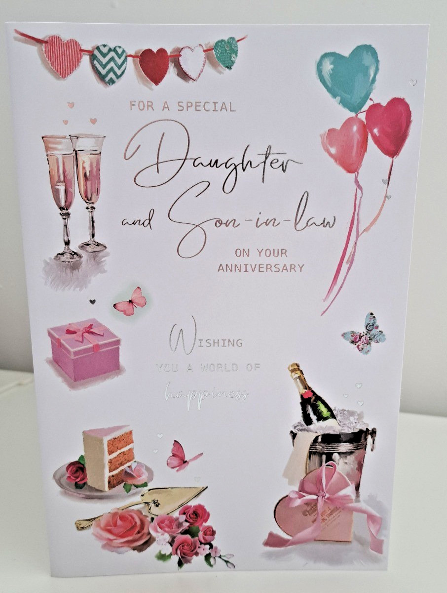 Daughter and Son In Law Anniversary Card