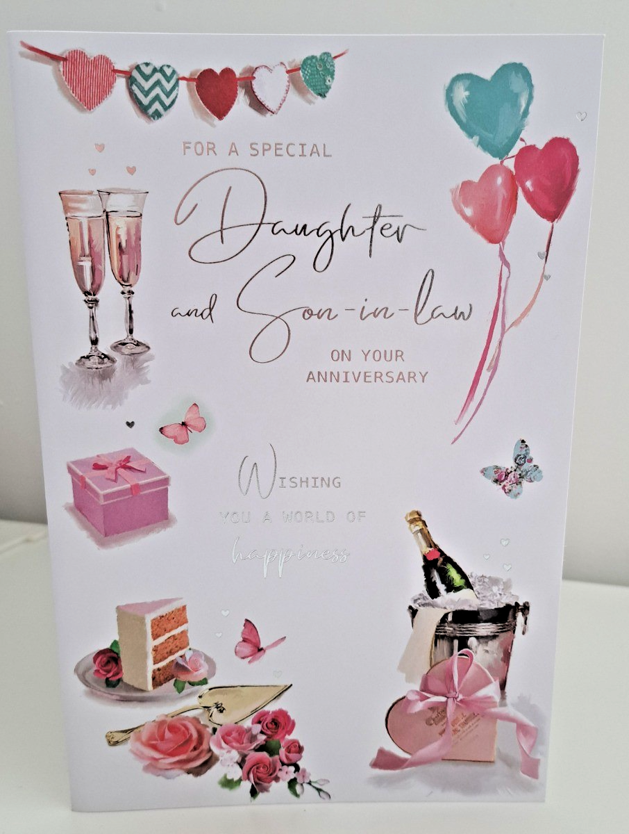 Daughter and Son In Law Anniversary Card