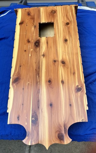 Eagle Red Cedar Wood Wall clock, California Cedar 24”X 12” Beautiful Custom Art - Picture 13 of 18