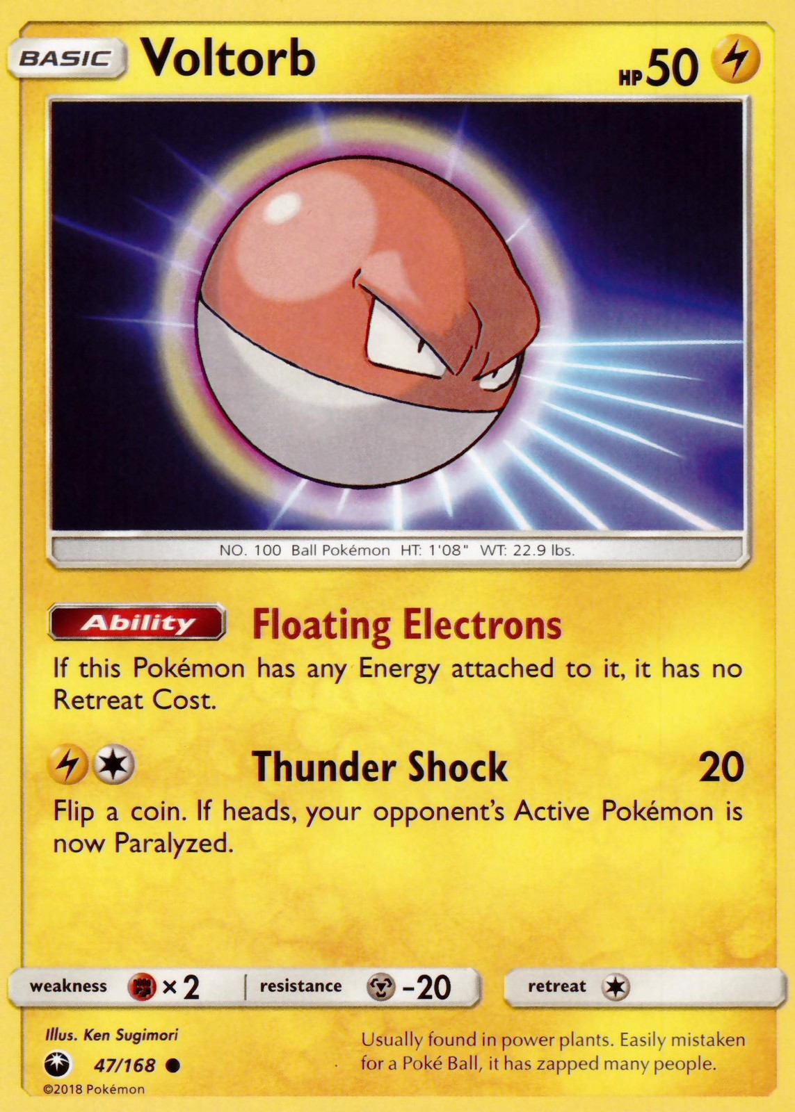 SM - Celestial Storm #47/168 Voltorb