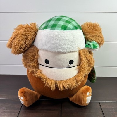 NWT Squishmallow 10  BENNY Bigfoot Brown Yeti Winter Trapper Hat  02.09.2023
