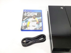 Sony PlayStation 4 PS4 Black 500GB Video Game Console w Controller & Game Tested