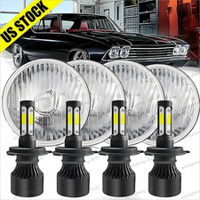 4pcs For Chevy Impala Bel Air 1962-1975 5.75 5-34 Led Headlights Hilo Beam