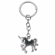Animal Keychain Unicorn Keychains Bag Charms for with Sleek Silver Finish, ...
