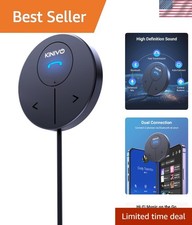 Wireless Bluetooth Car Receiver with Superior Audio  Dual USB Charger for Cars