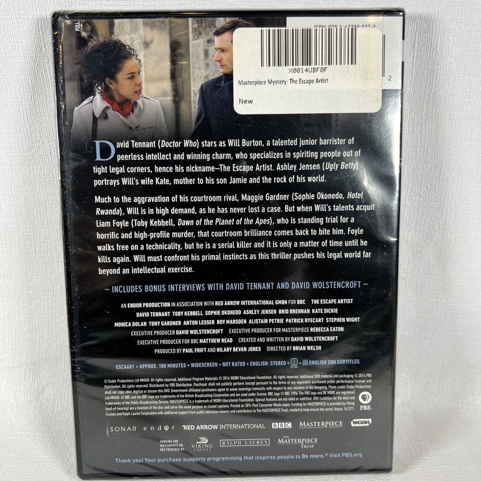 Masterpiece Mystery: The Escape Artist PBS B DVD Foto 2 de 2